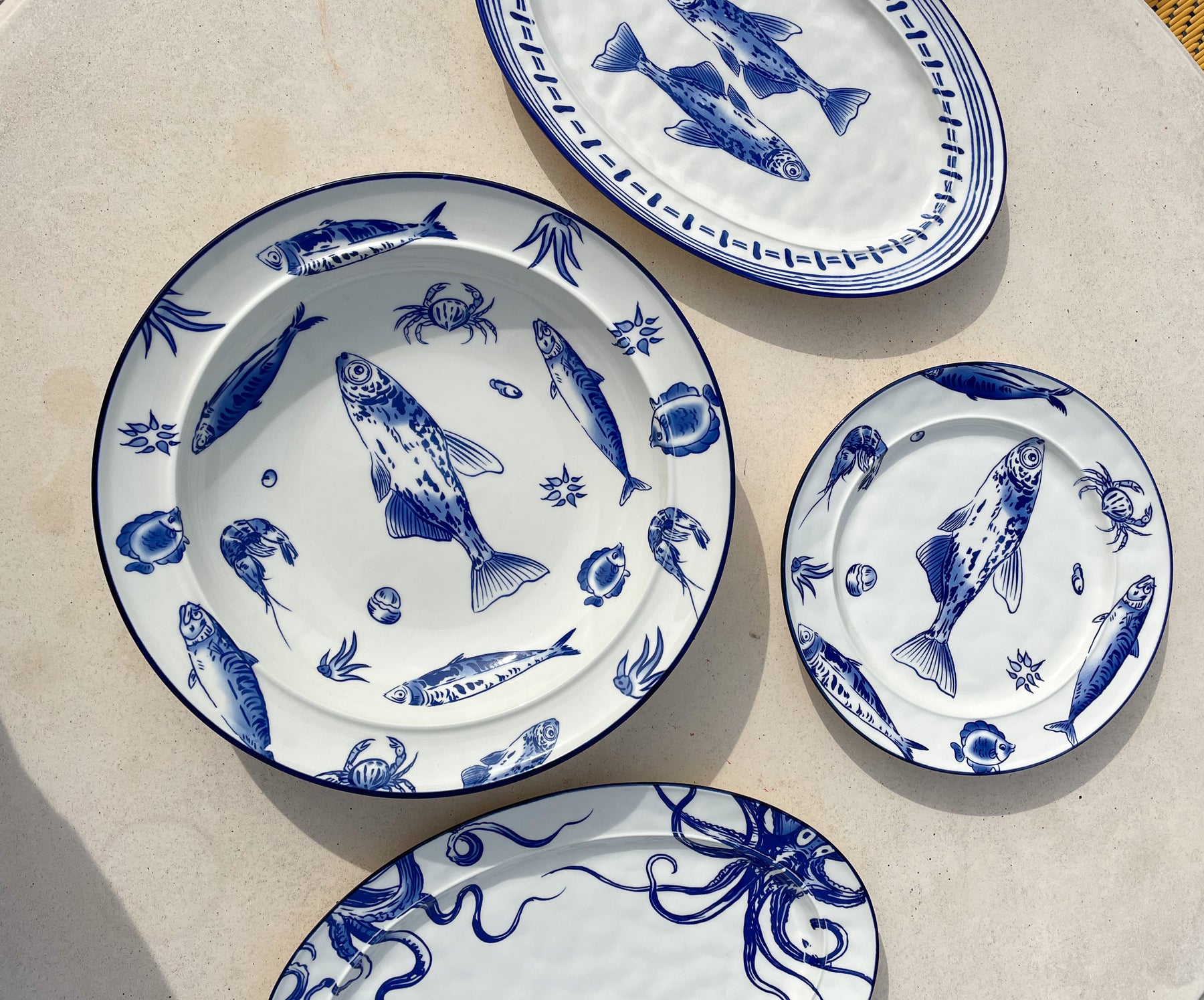 SeaFruit Dinner Plate