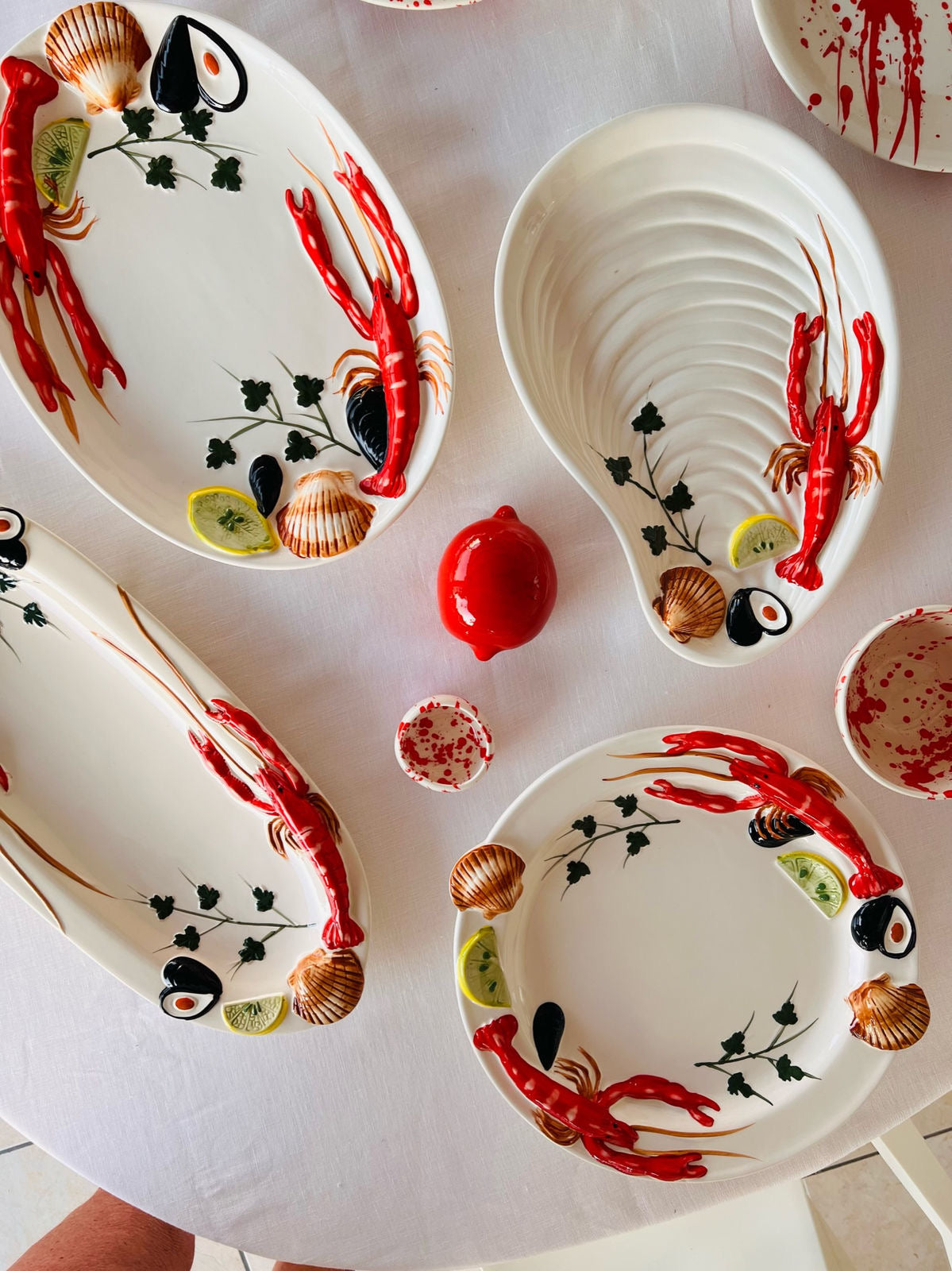 Seafood Long Serving Dish