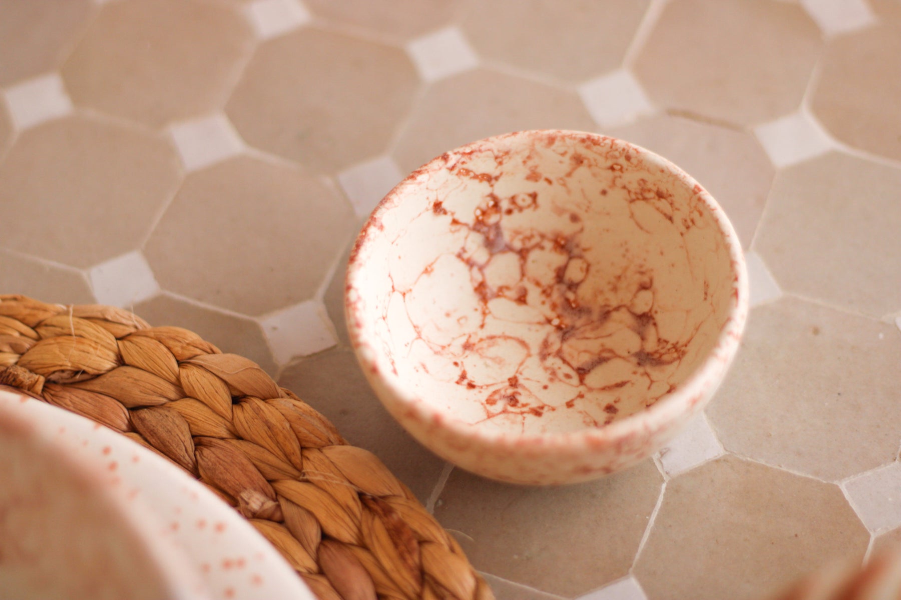 Marble Salsa Bowl