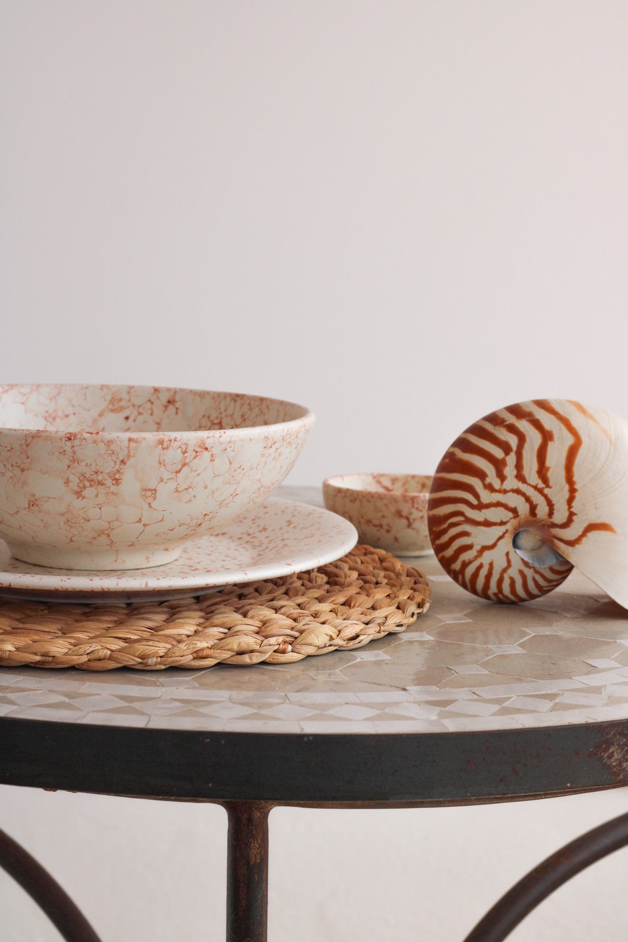 Marble Wide Bowl