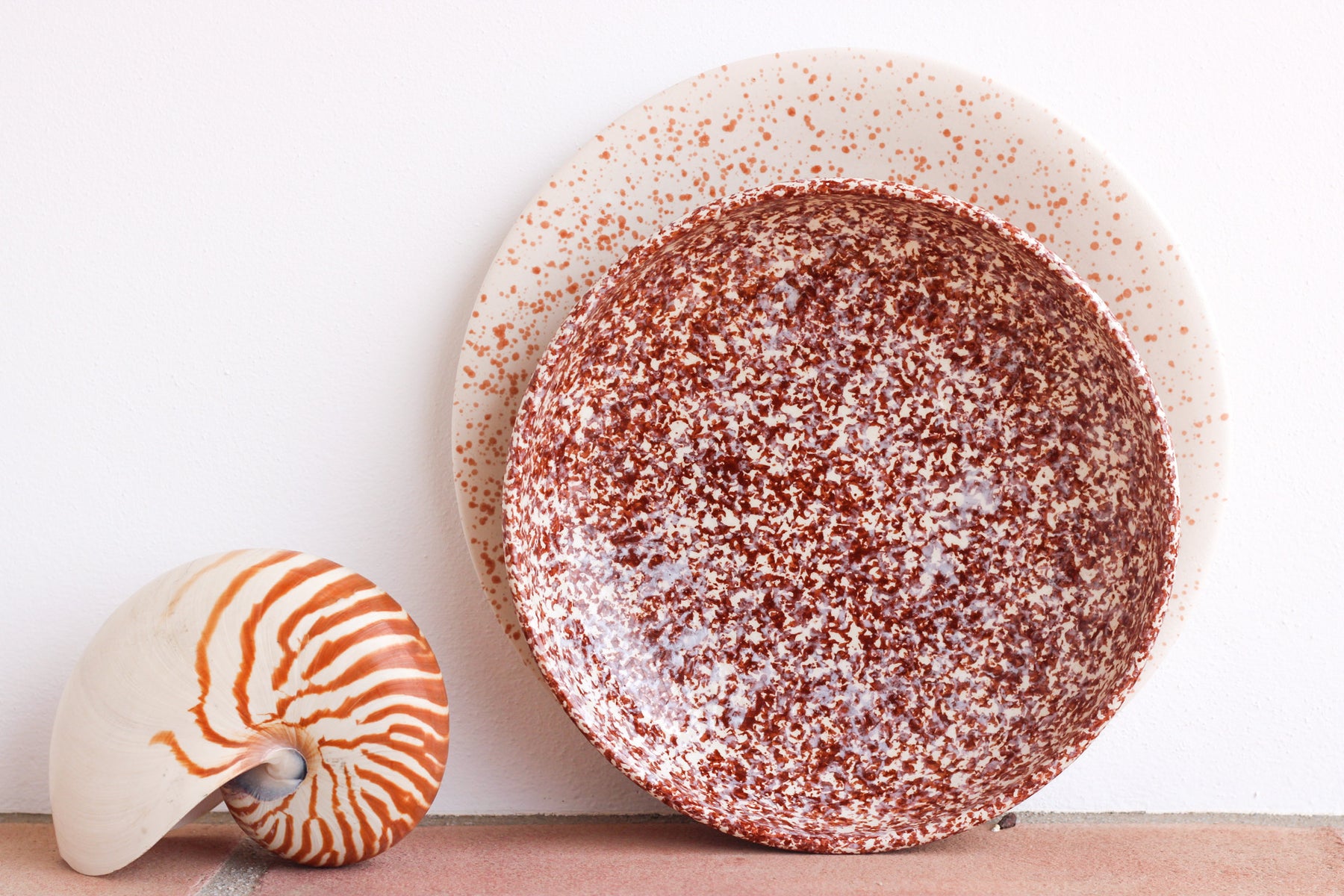 Granite Shallow Pasta Plate