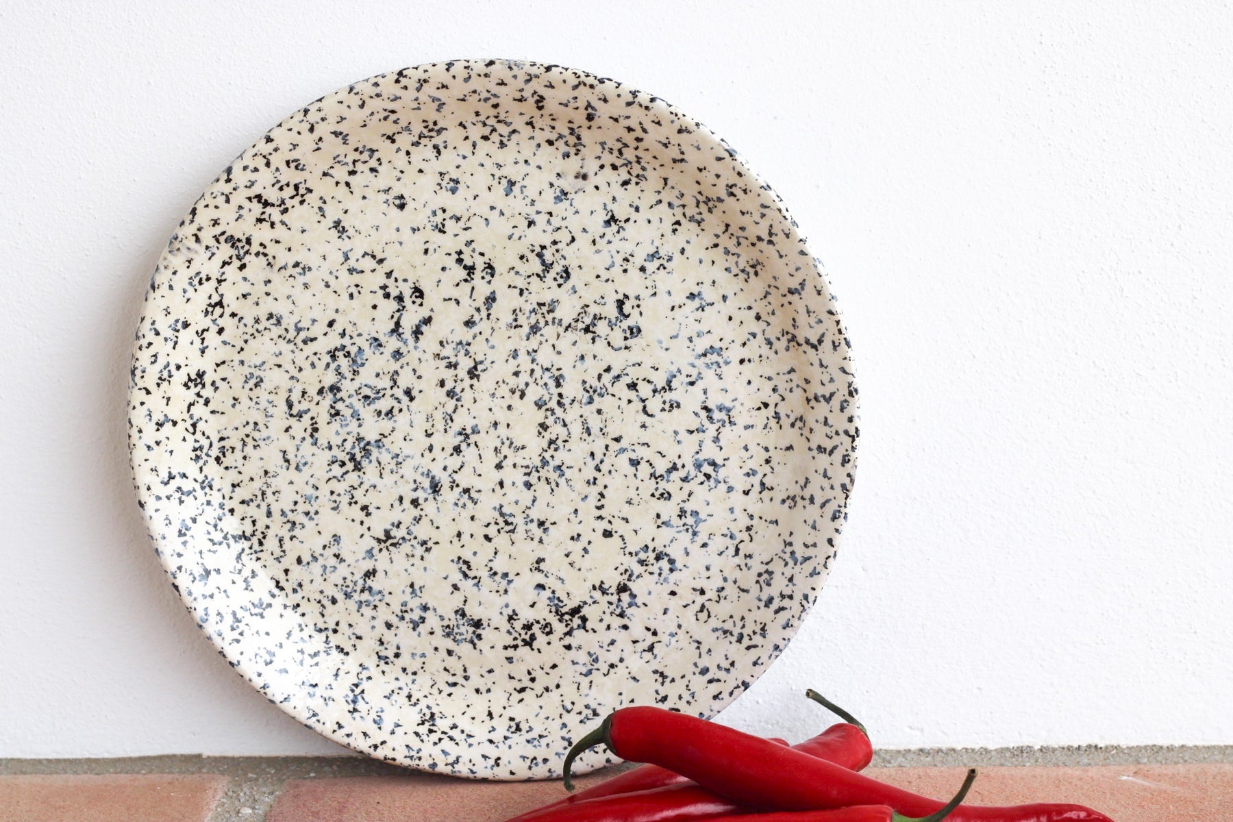 Granite Shallow Pasta Plate