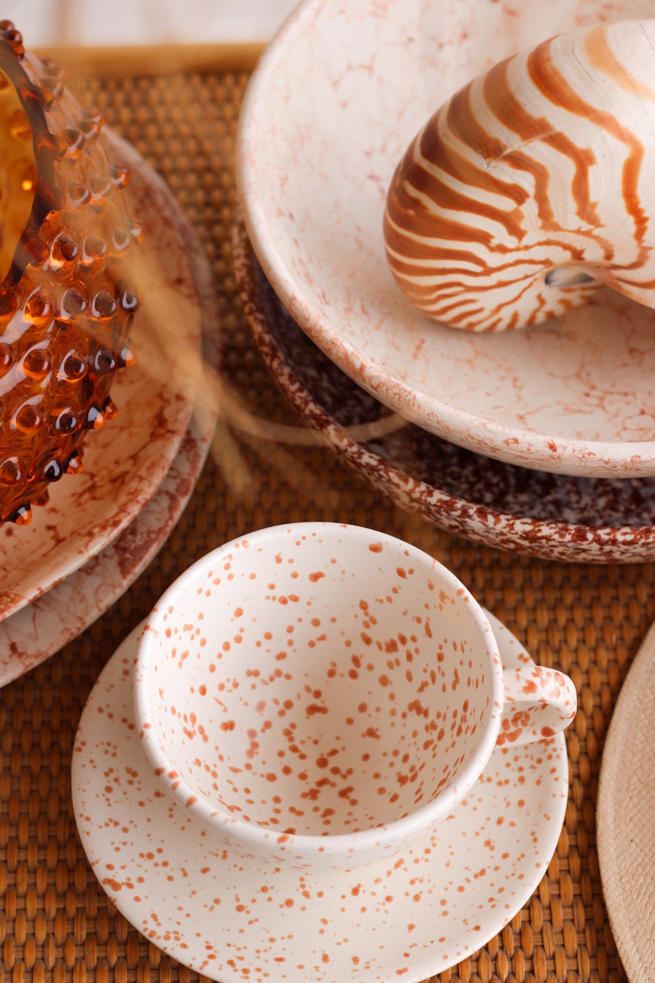 Terazzo Saucer Plate