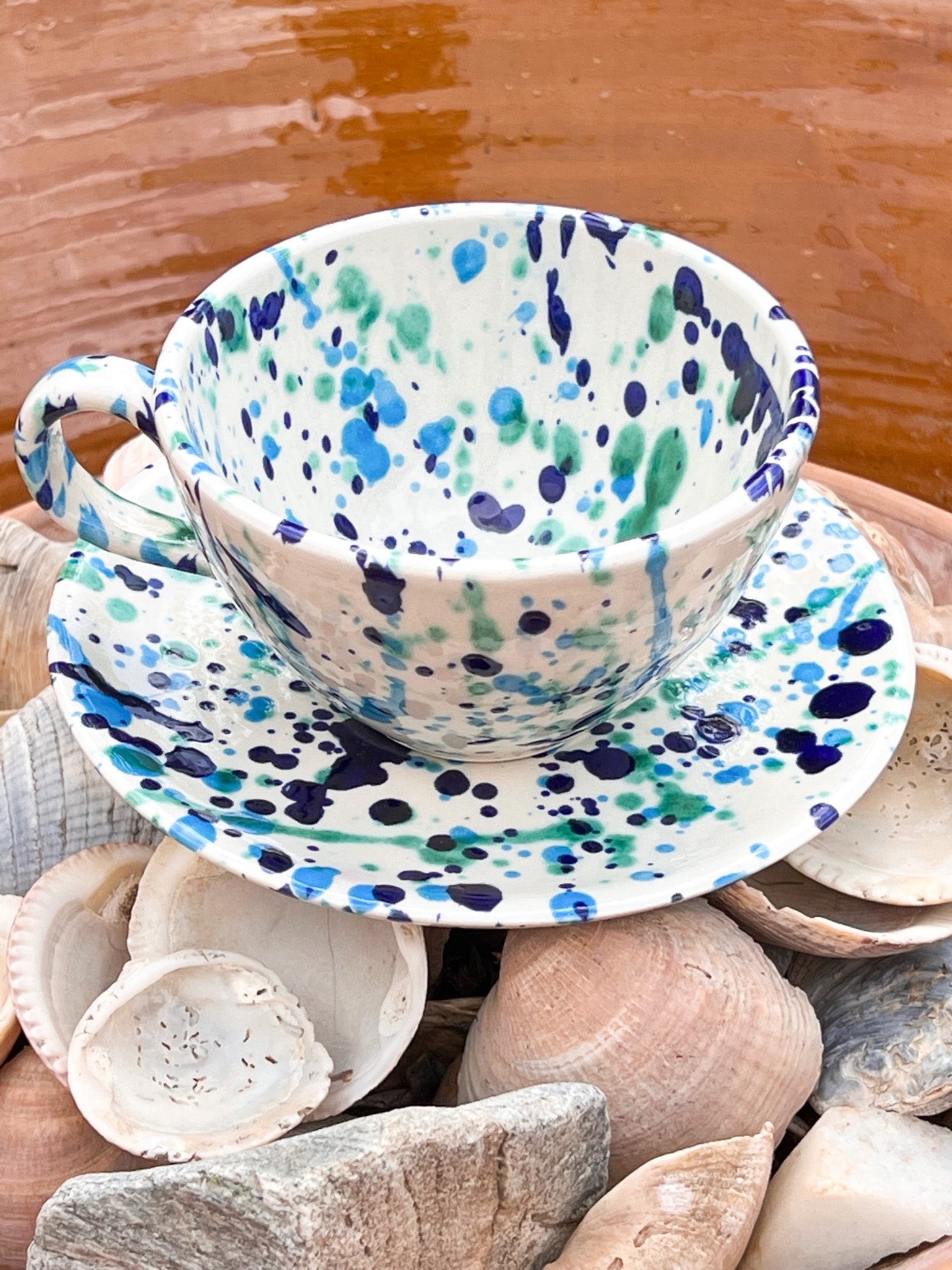 Confetti Saucer Plate