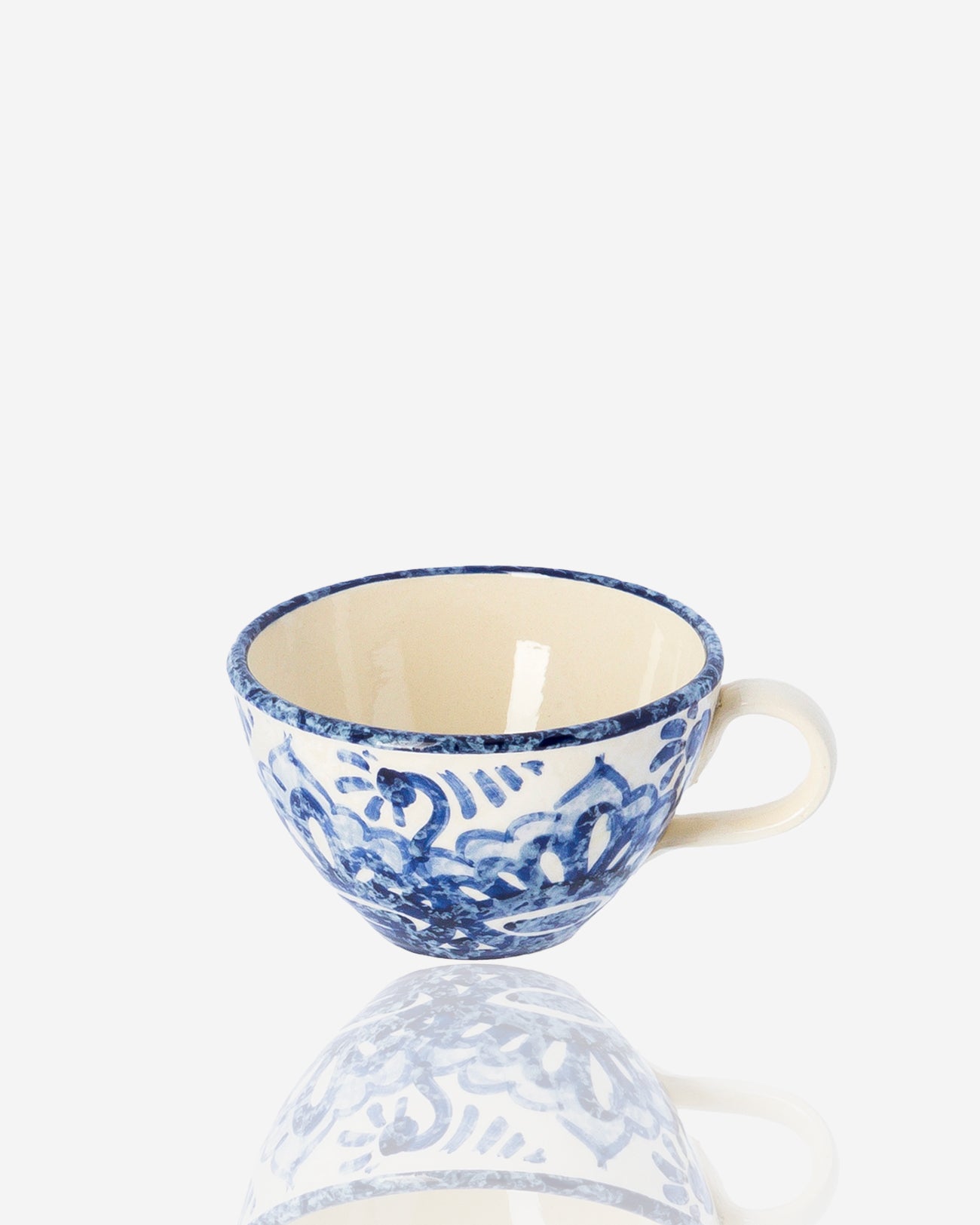 Amazingware - Juego de 6 tazas de café de porcelana de 16 onzas con asa