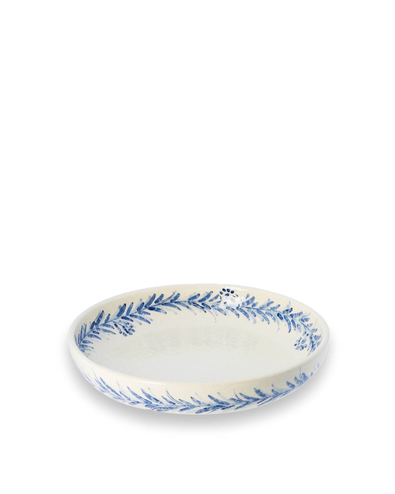 Floral Shallow Pasta Plate