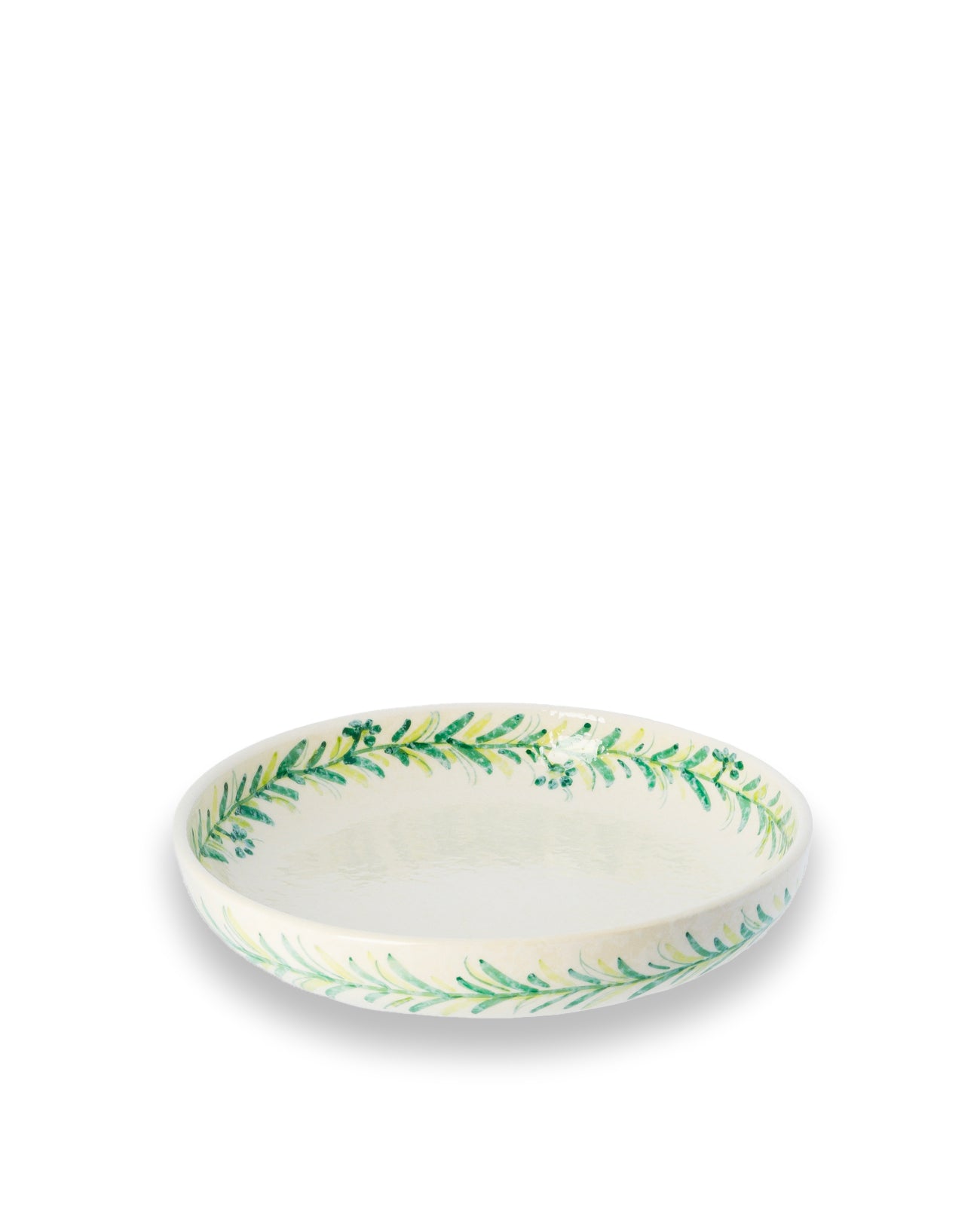 Floral Shallow Pasta Plate