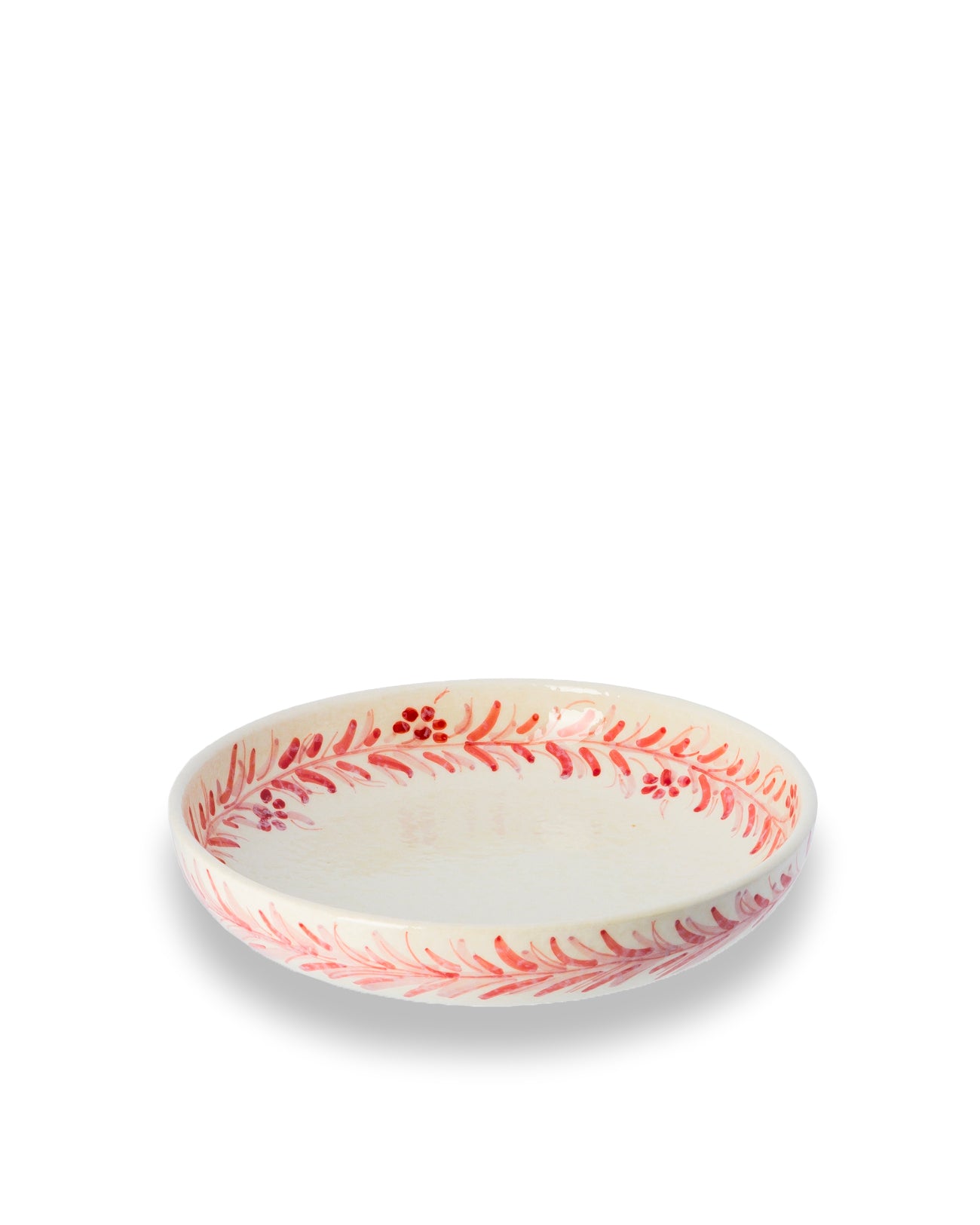 Floral Shallow Pasta Plate
