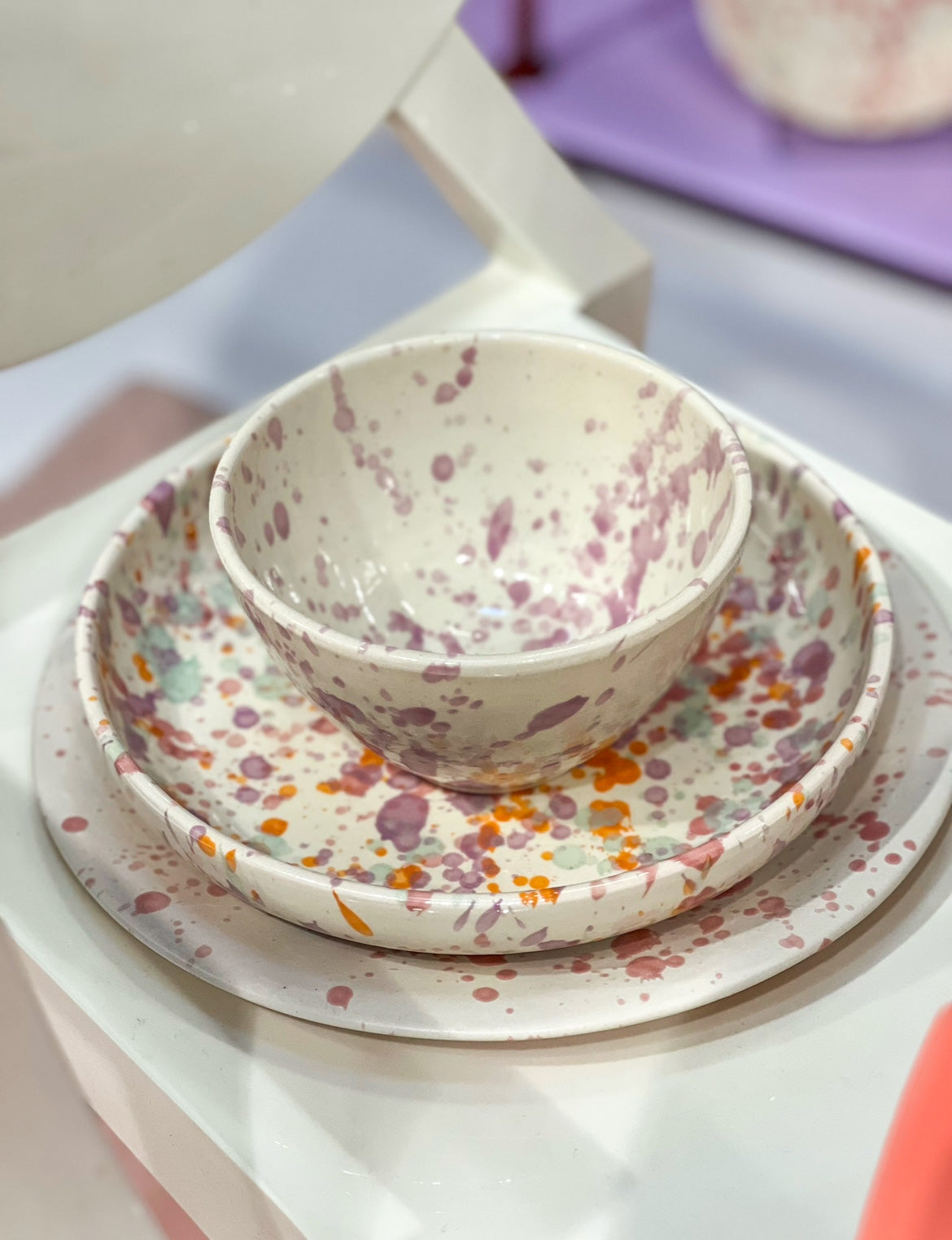 Confetti Shallow Pasta Plate