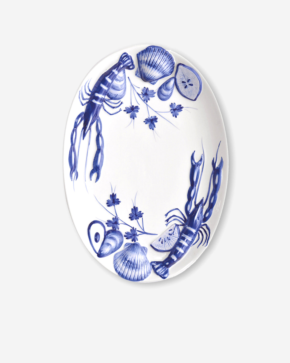 Seafood Oval Serving Plate