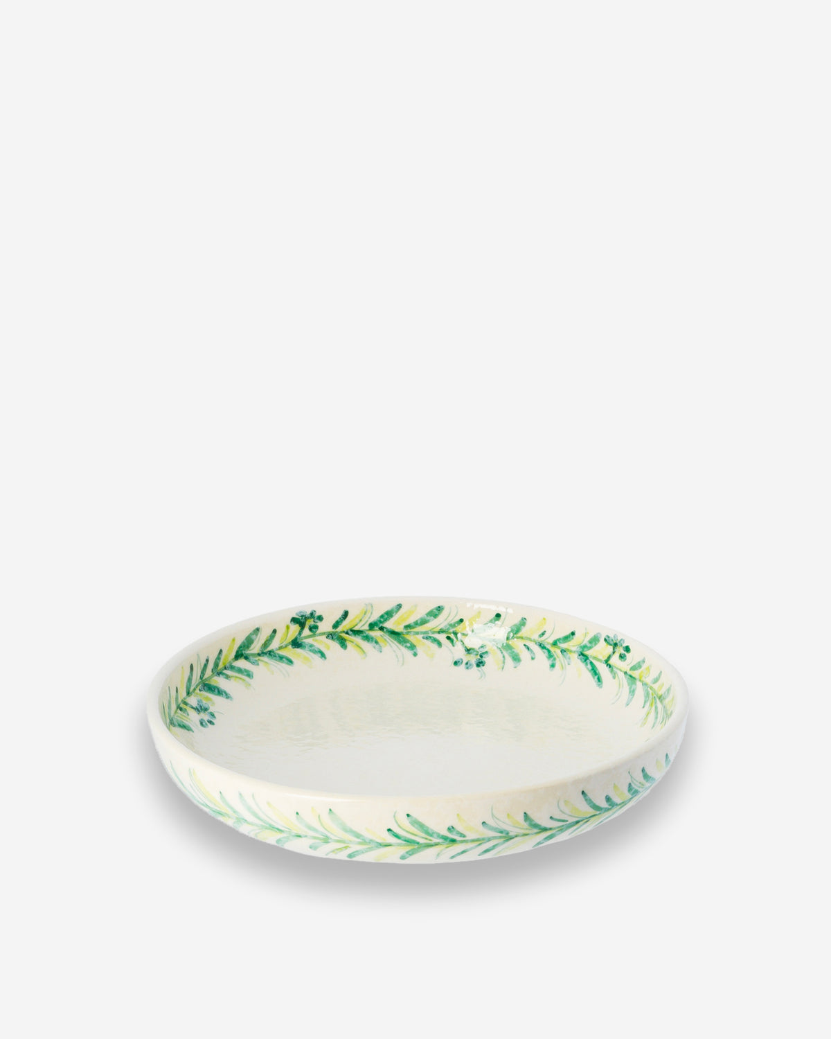 Floral Shallow Pasta Plate